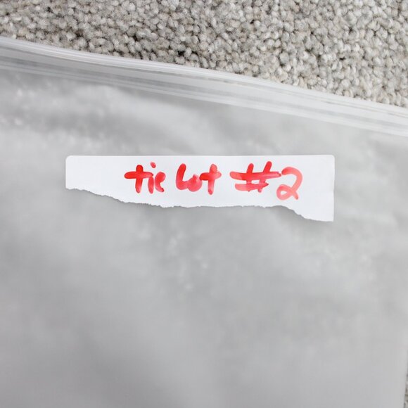 Lot of 3 Ties Burberry London, 2 Christian Dior Monsieur Silk Red/Blue/Green - Picture 13 of 13